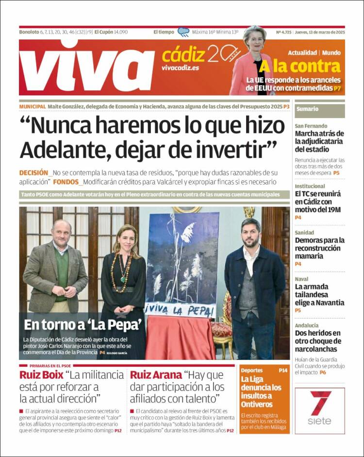 Portada de Información - Cadiz (España)