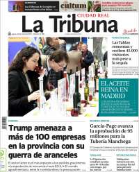 Portada de La Tribuna de Ciudad Real (España)