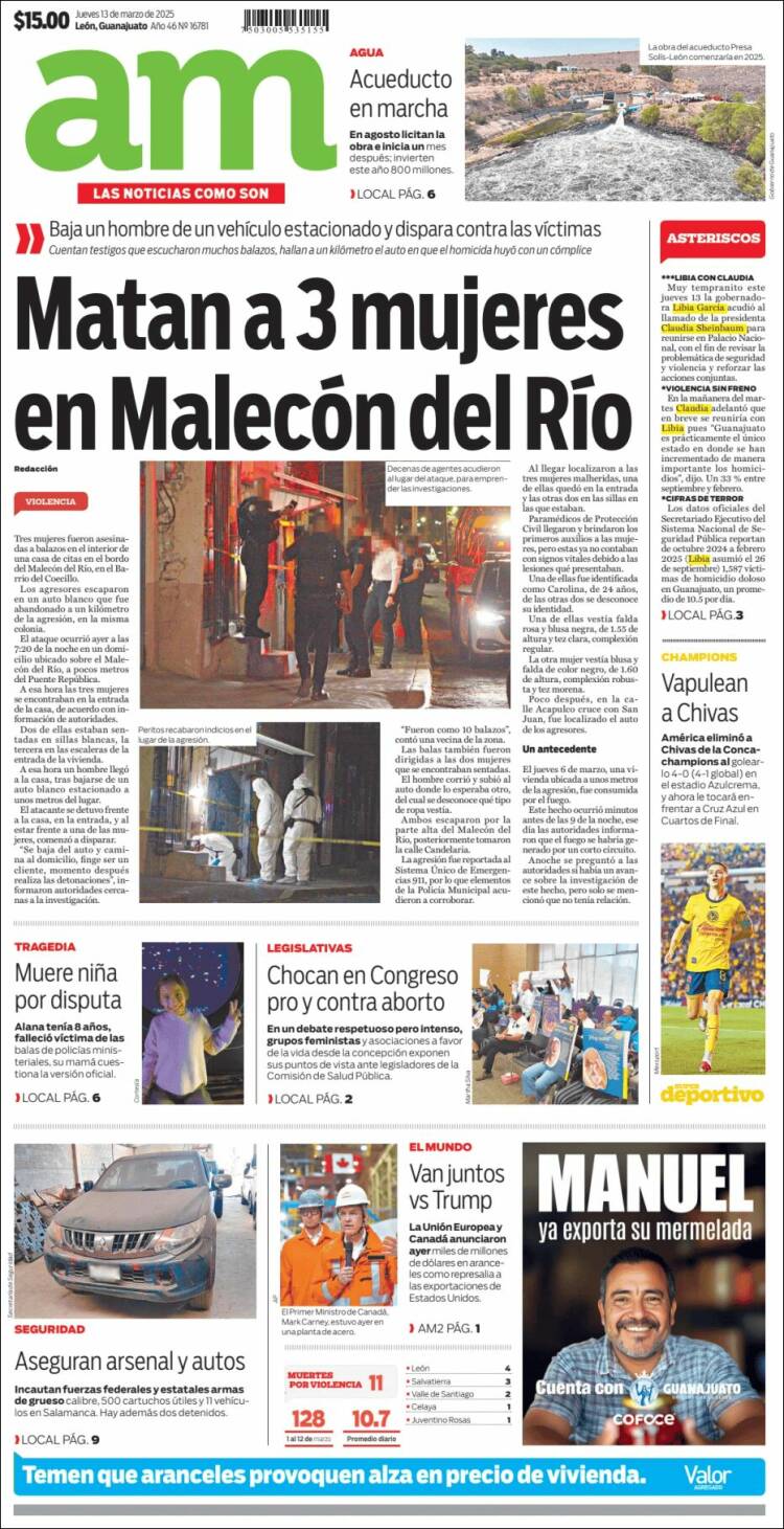 Portada de Al Día A.M. (México)