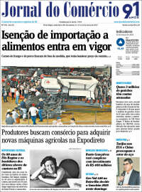 Portada de Jornal do Comércio (Brasil)