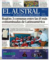 Portada de El Austral de Temuco (Chile)