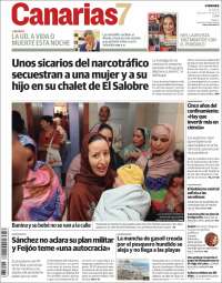 Portada de Canarias 7 (España)