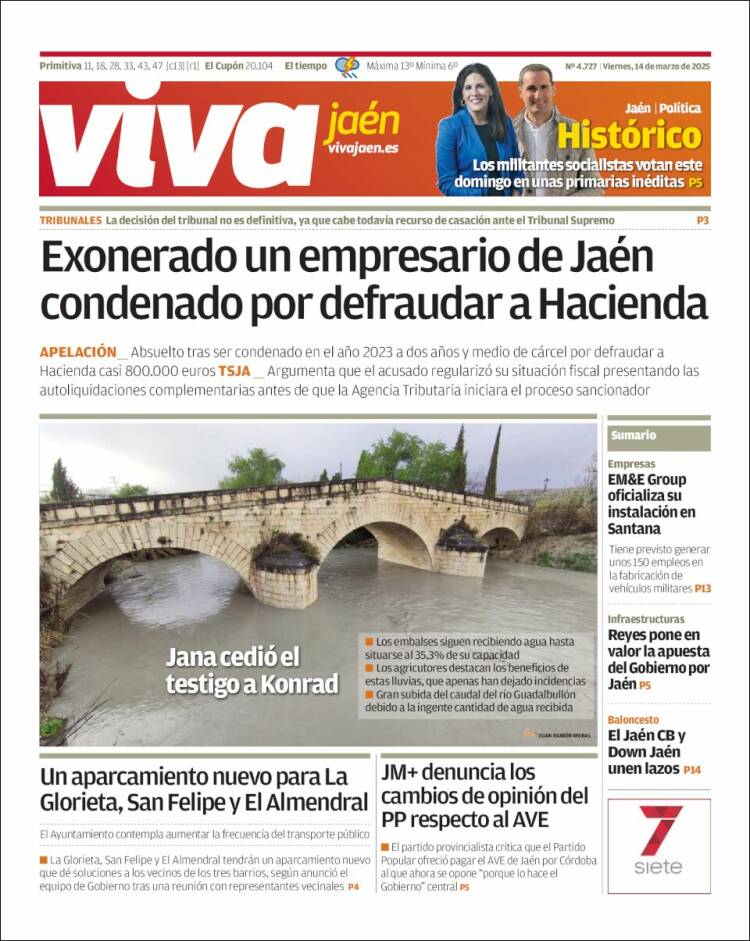 Portada de Viva Jaén (España)