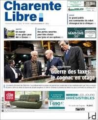 Portada de Charente Libre (Francia)