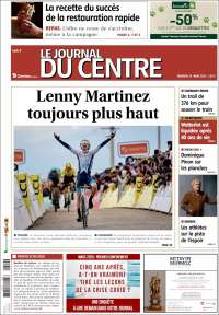 Portada de Le Journal du Centre (Francia)