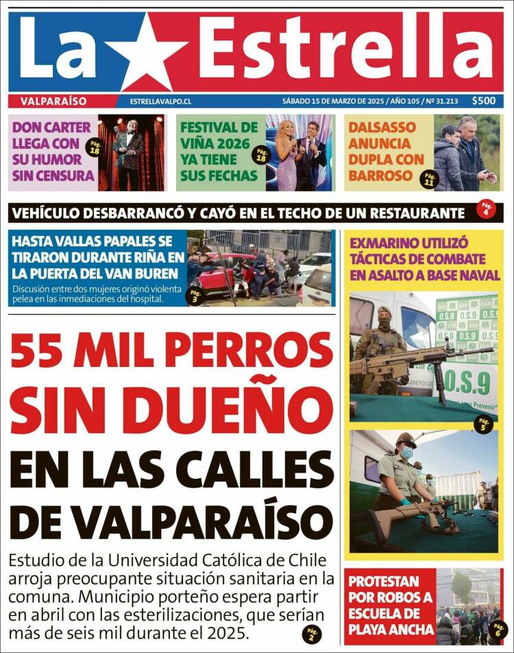 Portada de Estrella de Valparaiso (Chile)