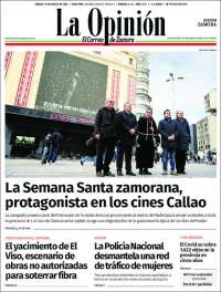 Portada de La Opinión - El Correo de Zamora (España)