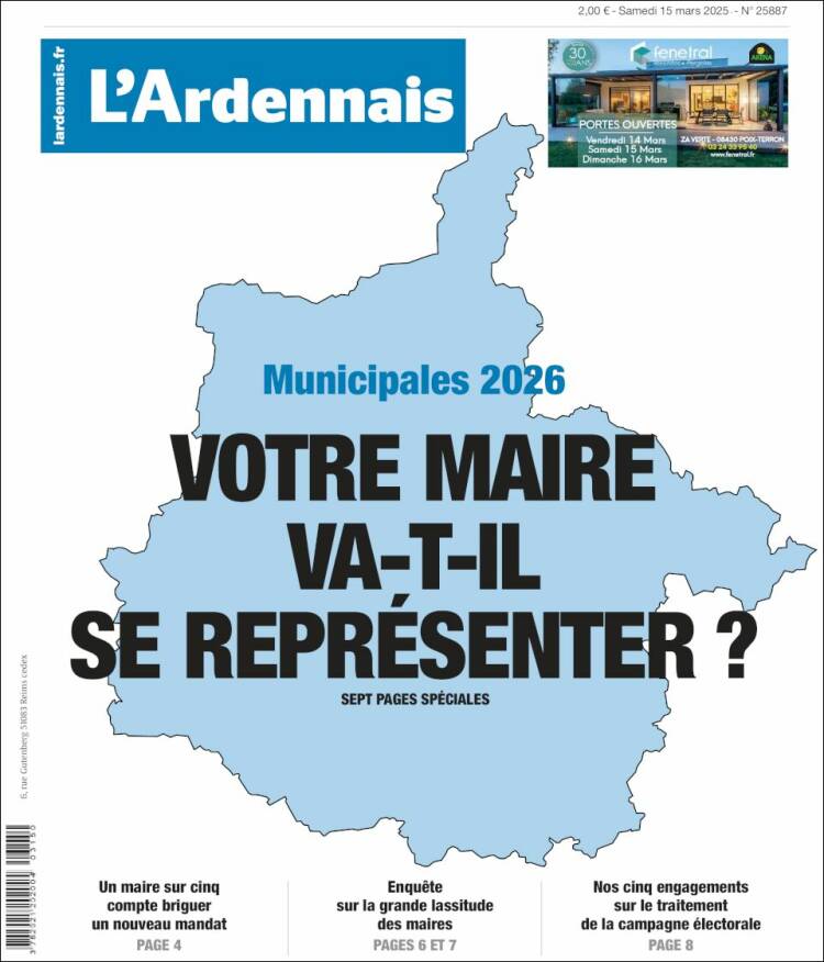 Portada de L'Ardenais (Francia)