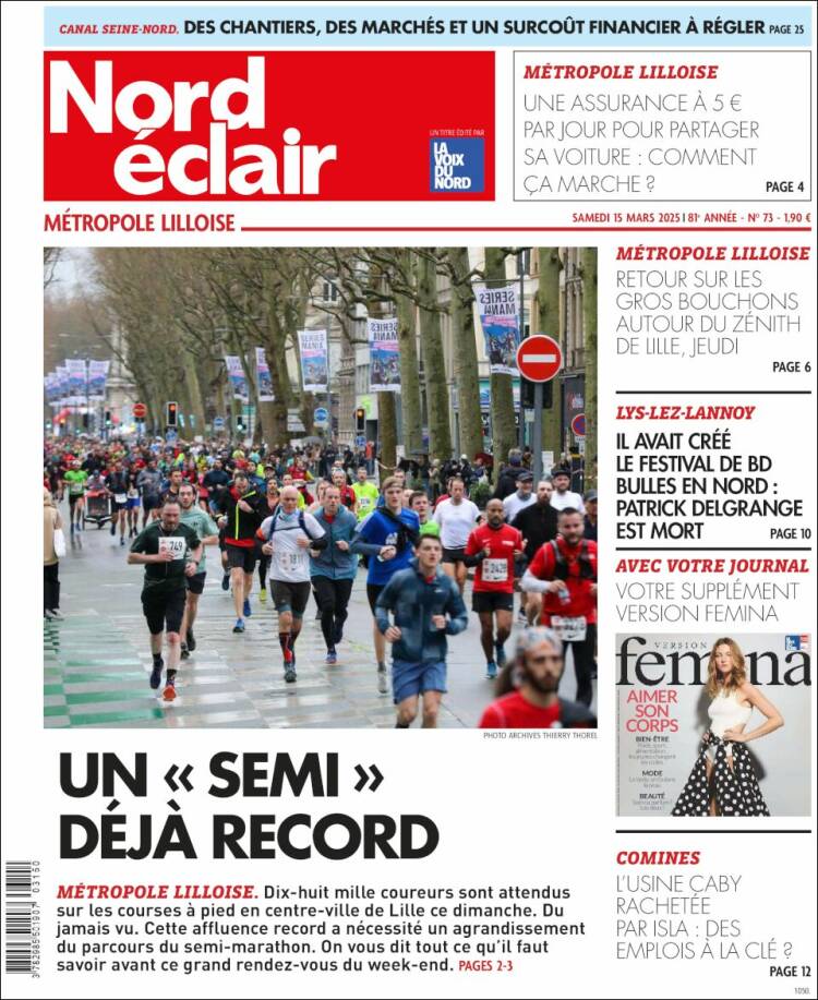 Portada de Nord Éclair (Francia)