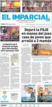 Portada de El Imparcial (México)