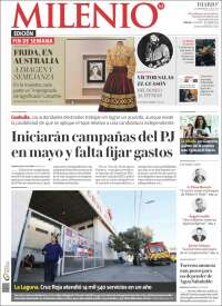 Portada de Milenio - Laguna (México)