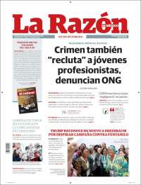 Portada de La Razón (México)