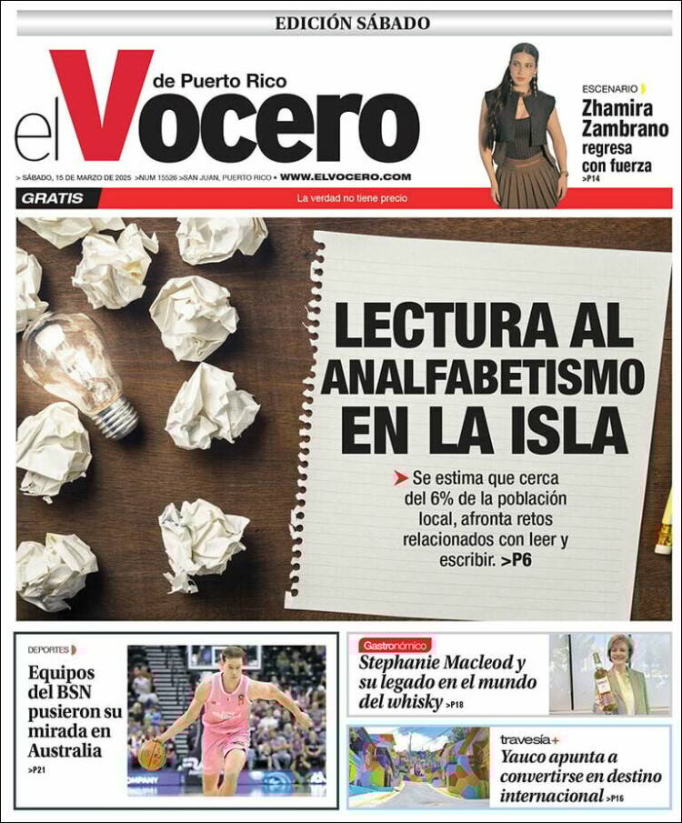 Portada de Vocero (Puerto Rico)