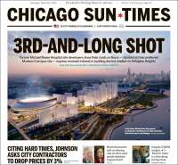 Portada de Chicago Sun-Times (USA)