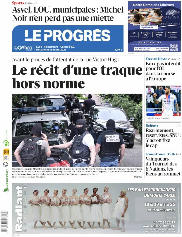 Portada de Progres de Fecamp (Francia)