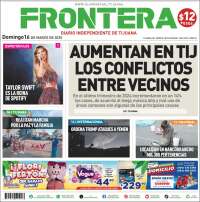 Portada de Frontera (México)