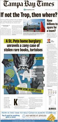 Portada de Tampa Bay Times (USA)