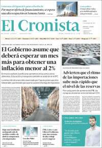 Portada de El Cronista Comercial (Argentina)