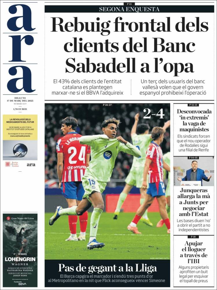 Portada de Ara (España)