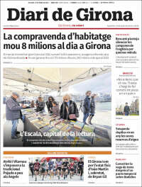 Portada de Diari de Girona (España)