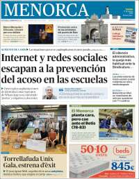 Portada de Menorca - Diario Insular (España)