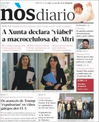 Portada de Nòs Diario (España)