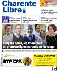 Portada de Charente Libre (Francia)