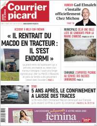 Portada de Courrier Picard (Francia)