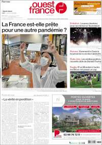 Portada de Ouest France (Francia)