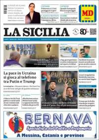 Portada de La Sicilia (Italia)