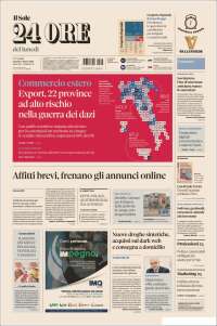 Portada de Il Sole 24 ORE (Italia)