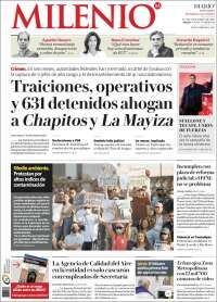 Portada de Milenio de Monterrey (México)