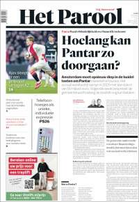 Portada de Het Parool (Países Bajos)