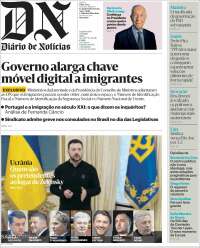 Portada de Diário de Noticias (Portugal)