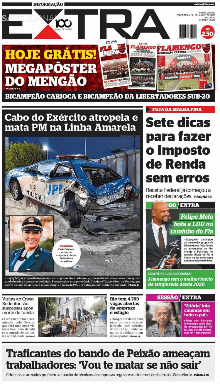 Portada de Extra (Brasil)