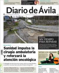 Portada de Diario de Ávila (España)