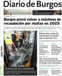 Portada de Diario de Burgos (España)