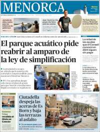 Portada de Menorca - Diario Insular (España)