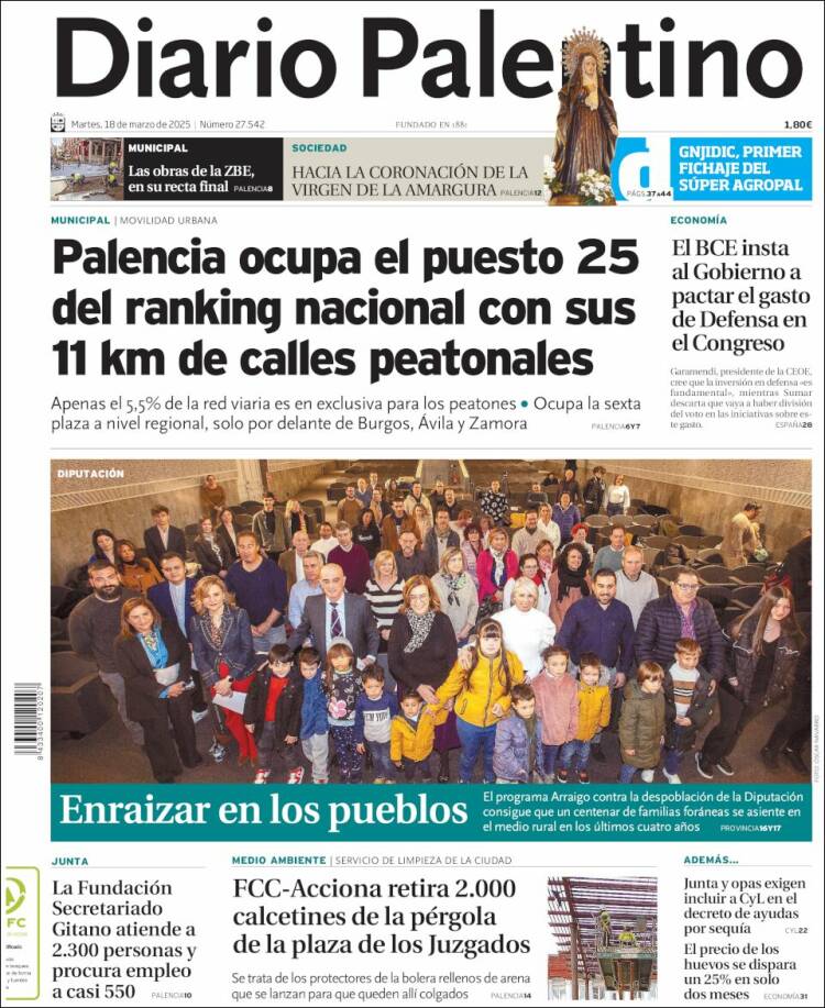 Portada de Diario Palentino (España)