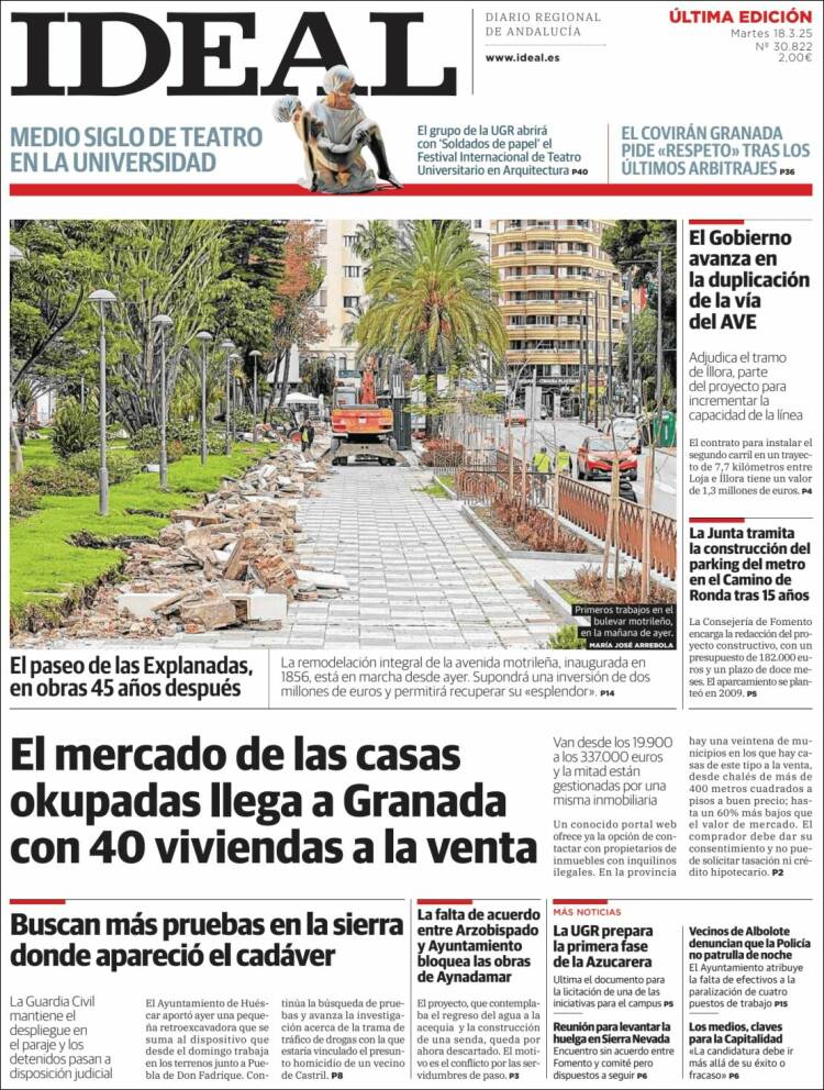 Portada de Ideal (España)