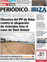 Portada de Periódico de Ibiza (España)