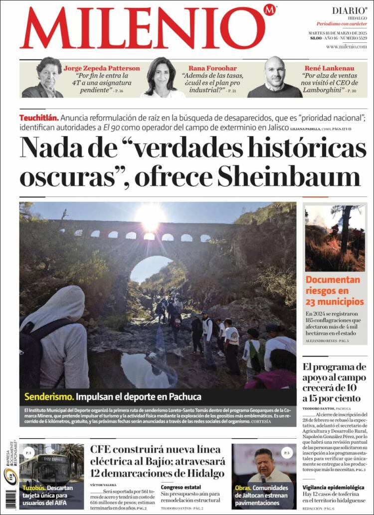 Portada de Milenio de Hidalgo (México)