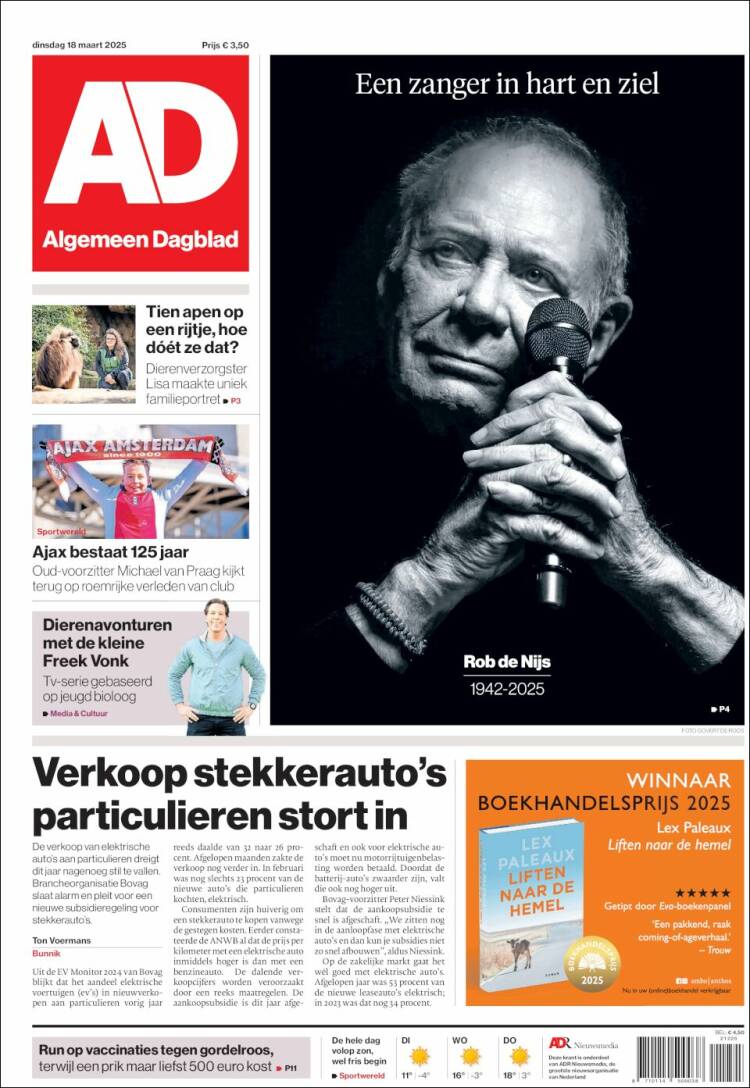 Portada de AD (Pa&iacute;ses Bajos)