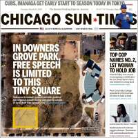 Portada de Chicago Sun-Times (USA)