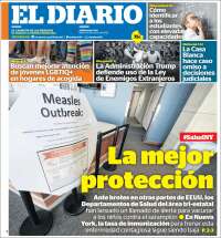 Portada de El Diario NY (USA)