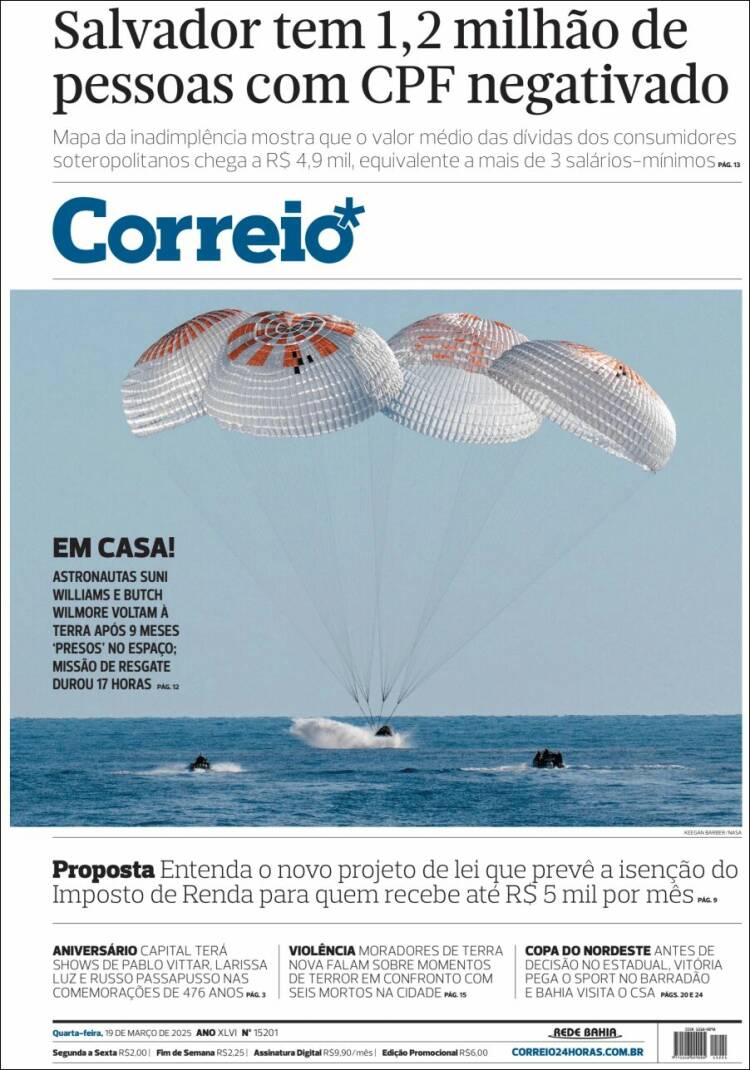 Portada de Correio* (Brasil)
