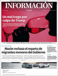 Portada de Diario Información (España)