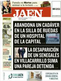 Portada de Diario Jaén (España)