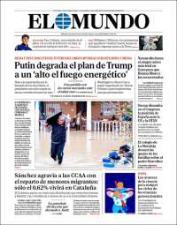 Portada de El Mundo (España)