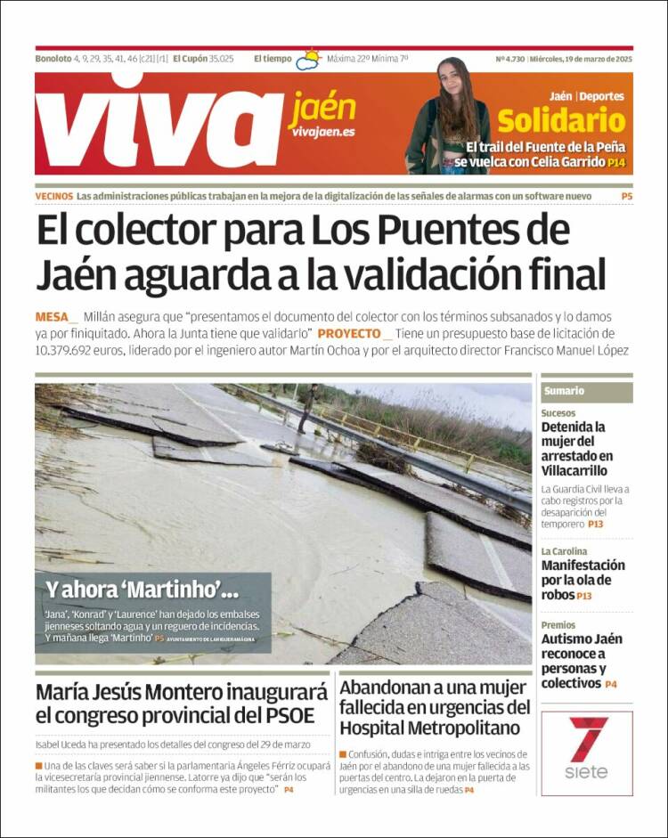 Portada de Viva Jaén (España)